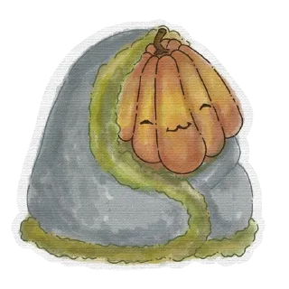🥰 emoji Гарбузики🎃 @kilkaworkshop Telegram sticker 7 of 7