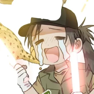 Sticker from I have become a crow