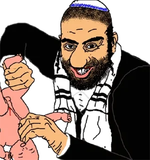 Sticker from Le merchant by @devilson + With Jews You Lose