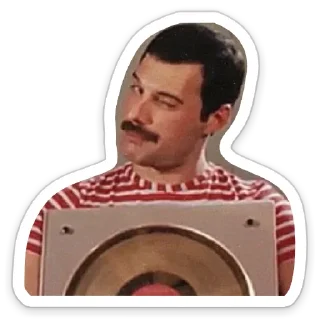 Sticker from musical prostitute