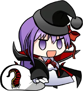 Sticker from Fate/stay night — Sakura Matou
