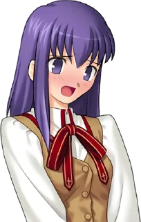 🥵 emoji Fate/stay night — Sakura Matou Telegram sticker 7 of 79