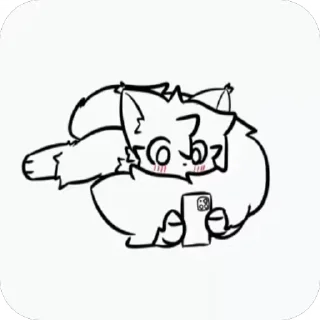 🫣 emoji Boykisser Telegram sticker 12 of 114