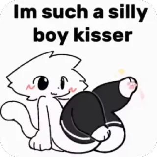 ❤ emoji Boykisser Telegram sticker 16 of 114