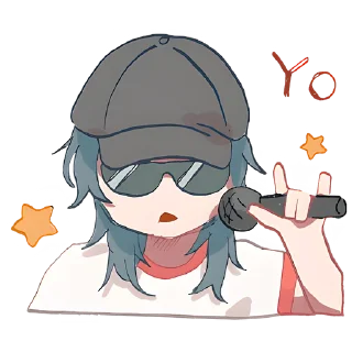 Sticker from Медуза-тян @Nyasticks