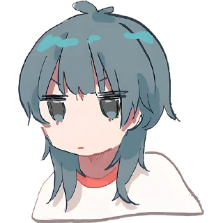 😒 emoji Медуза-тян @Nyasticks Telegram sticker 22 of 42