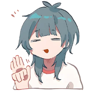 Sticker from Медуза-тян @Nyasticks