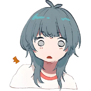 😱 emoji Медуза-тян @Nyasticks Telegram sticker 23 of 42