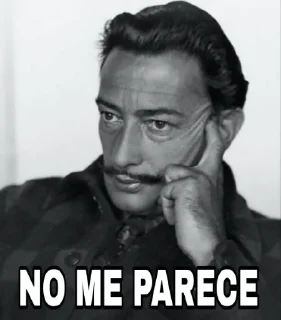 🧐 emoji Salvador Dalí Telegram sticker 18 of 18