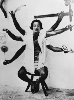 🕉️ emoji Salvador Dalí Telegram sticker 12 of 18