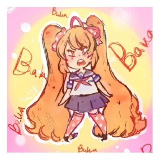 😄 emoji Yandere Telegram sticker 14 of 36