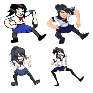 😃 emoji Yandere Telegram sticker 20 of 36