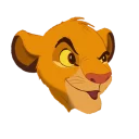 Sticker from The Lion King
