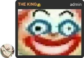 🤔 emoji THE KING 👑 Telegram sticker 5 of 35
