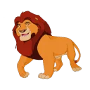 ☝️ emoji The Lion King Telegram sticker 20 of 32
