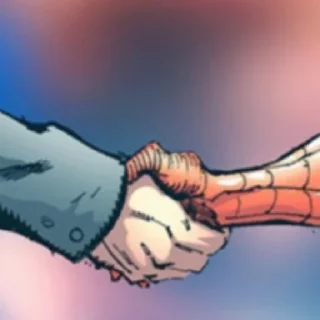 🤝 emoji Superior Spider-Man Telegram sticker 21 of 49
