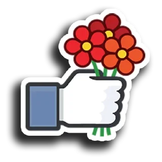👍 emoji Facebook Likes @stickersb2b Telegram sticker 12 of 13