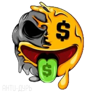 😀 emoji АНТИ-ДУРЬ Telegram sticker 6 of 47