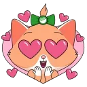 ❤️ emoji СберКот и Куся @TgSticker Telegram sticker 12 of 50