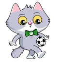 ⚽️ emoji Сберкот и Куся :: @stickroom Telegram sticker 13 of 52