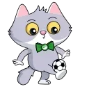 ⚽️ emoji Сберкот и Куся :: @stickroom Telegram sticker 12 of 44