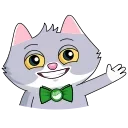 👋 emoji СберКот и Куся @TgSticker Telegram sticker 21 of 50