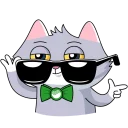 😎 emoji Сберкот и Куся :: @stickroom Telegram sticker 23 of 52