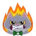 😡 emoji Сберкот и Куся :: @stickroom Telegram sticker 19 of 44
