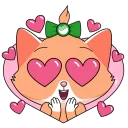 ❤️ emoji Сберкот и Куся :: @stickroom Telegram sticker 12 of 52