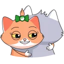 🤗 emoji Сберкот и Куся :: @stickroom Telegram sticker 21 of 52