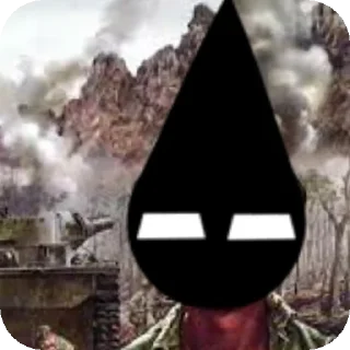 Sticker from Black hit meme