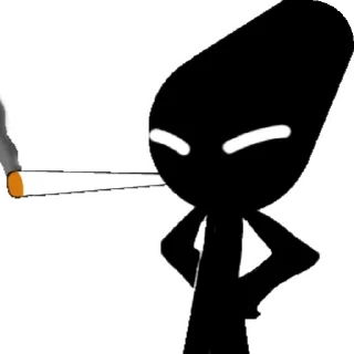 😊 emoji Black hit meme Telegram sticker 9 of 37
