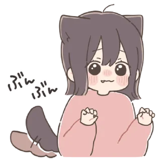 💞 emoji ૮꒰ ｡っ -｡꒱ఎ   ⃝@mewsticks ⊹  ◜ ♡  𝅭 Telegram sticker 5 of 32