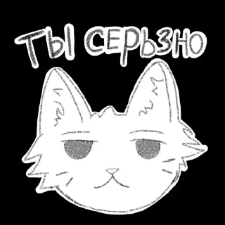 Sticker from Cat mem