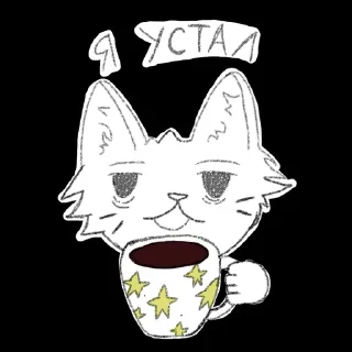 Sticker from Cat mem