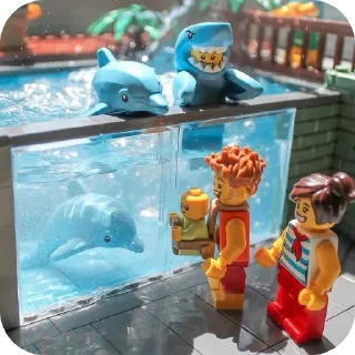 🐬 emoji Lego Vibe • @Earth928B Telegram sticker 14 of 50