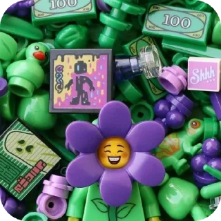 💚 emoji Lego Vibe • @Earth928B Telegram sticker 10 of 50