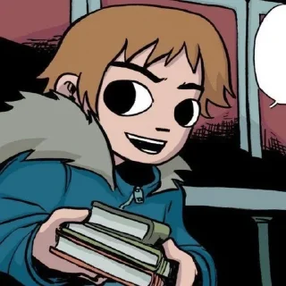 Sticker from ꒰🎸꒱ scott pilgrim ✯ ;; @suuukiw