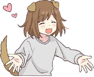Sticker from Dog Girl Pt.2 @jp_stickers