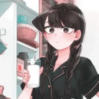 Sticker from 🎀Komi•Shouko🎀by @AnimeStickerrrs