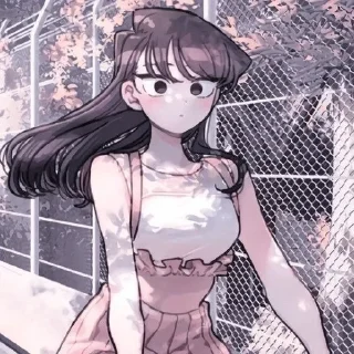 Sticker from 🎀Komi•Shouko🎀by @AnimeStickerrrs