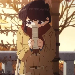 Sticker from Komi-San @non_moon_stickss