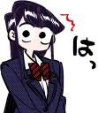 😯 emoji Komi-san wa, Komyushou desu :: @line_stickers Telegram sticker 21 of 40