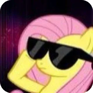 😎 emoji смешни MLP поняшки Telegram sticker 21 of 78
