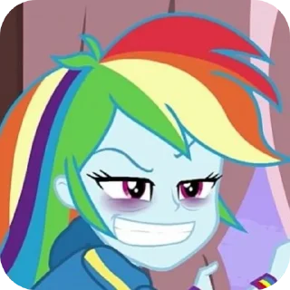 👄 emoji смешни MLP поняшки Telegram sticker 9 of 78