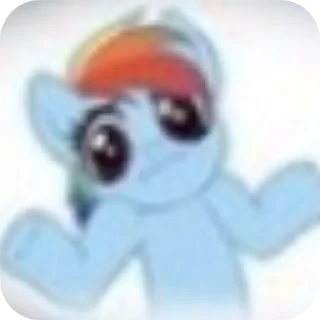 👄 emoji смешни MLP поняшки Telegram sticker 8 of 78