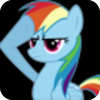 👄 emoji смешни MLP поняшки Telegram sticker 13 of 78