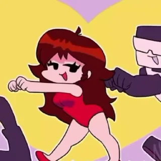 😛 emoji GF | fnf | @FnFstikers Telegram sticker 8 of 18