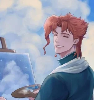 Sticker from Kakyoin Noriaki