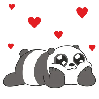 🥰 emoji Panda LizF Telegram sticker 7 of 69